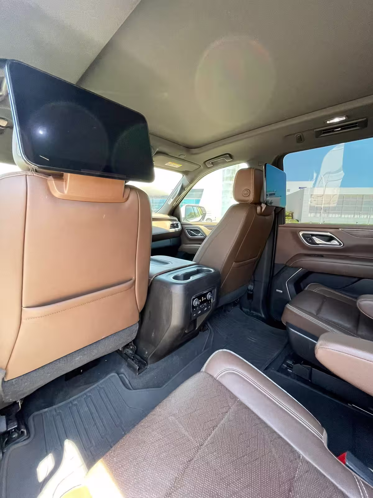 Interior de van premium — servicio de chofer en Yucatán